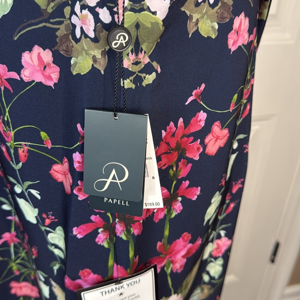 Adrianna Papell - Short Sleeve Knee Length Casual Dress Sz 16W - Picture 11 of 12